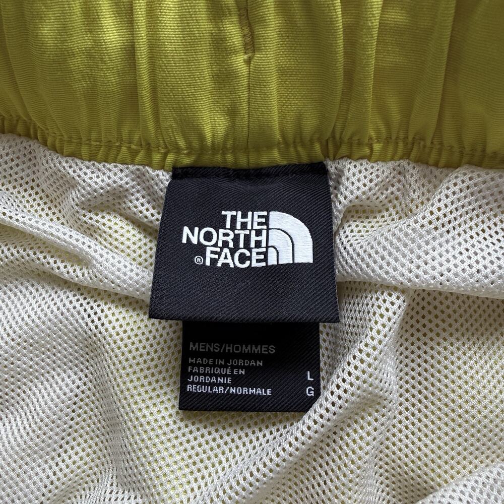 The North Face Swim Trunks Mens Large Yellow Nylon Mesh Lined Logo Board Shorts - Picture 6 of 12